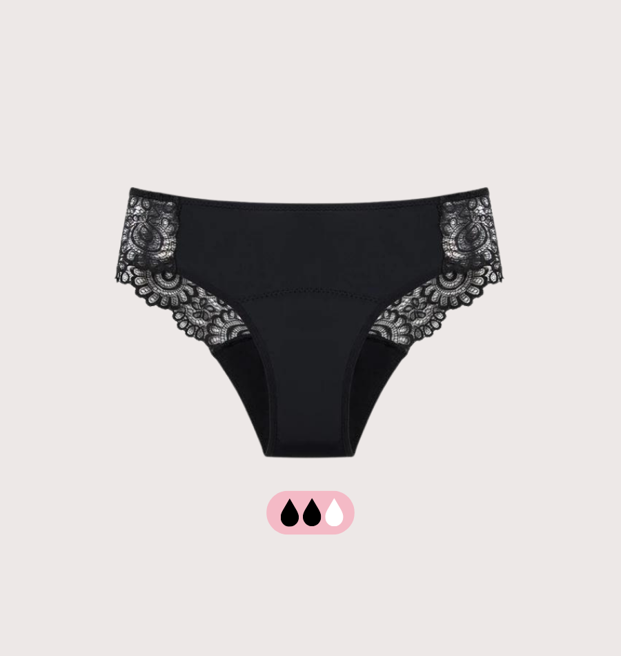 πΈ Flowelle Lace Hipster β 100% Leak-Proof Elegance