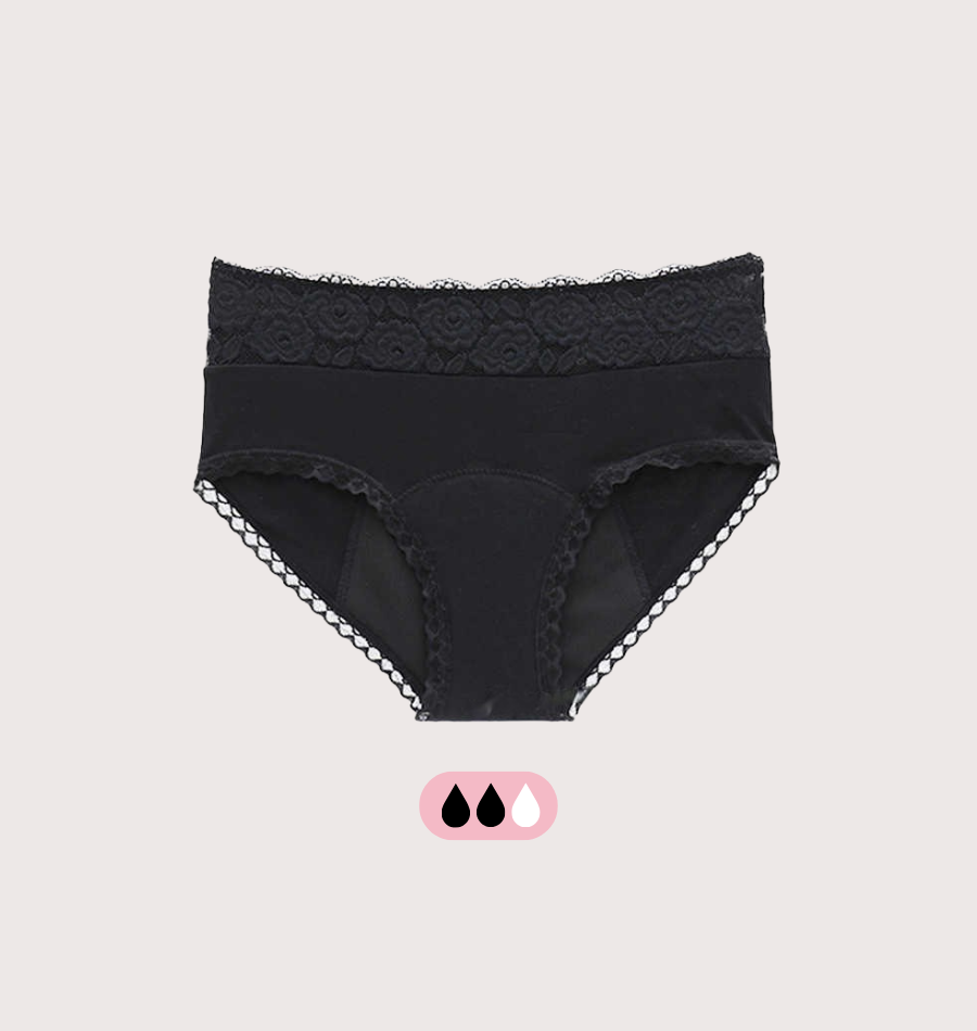 π· Flowelle Lace Hipster β 100% Leak-Proof Comfort