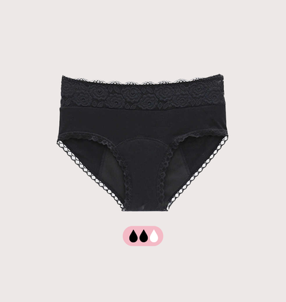 🌷 Flowelle Lace Hipster – 100% Leak-Proof Comfort